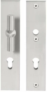 Formani Ручка для входных дверей из нержавеющей стали на пластине Ferrovia Fv22-50