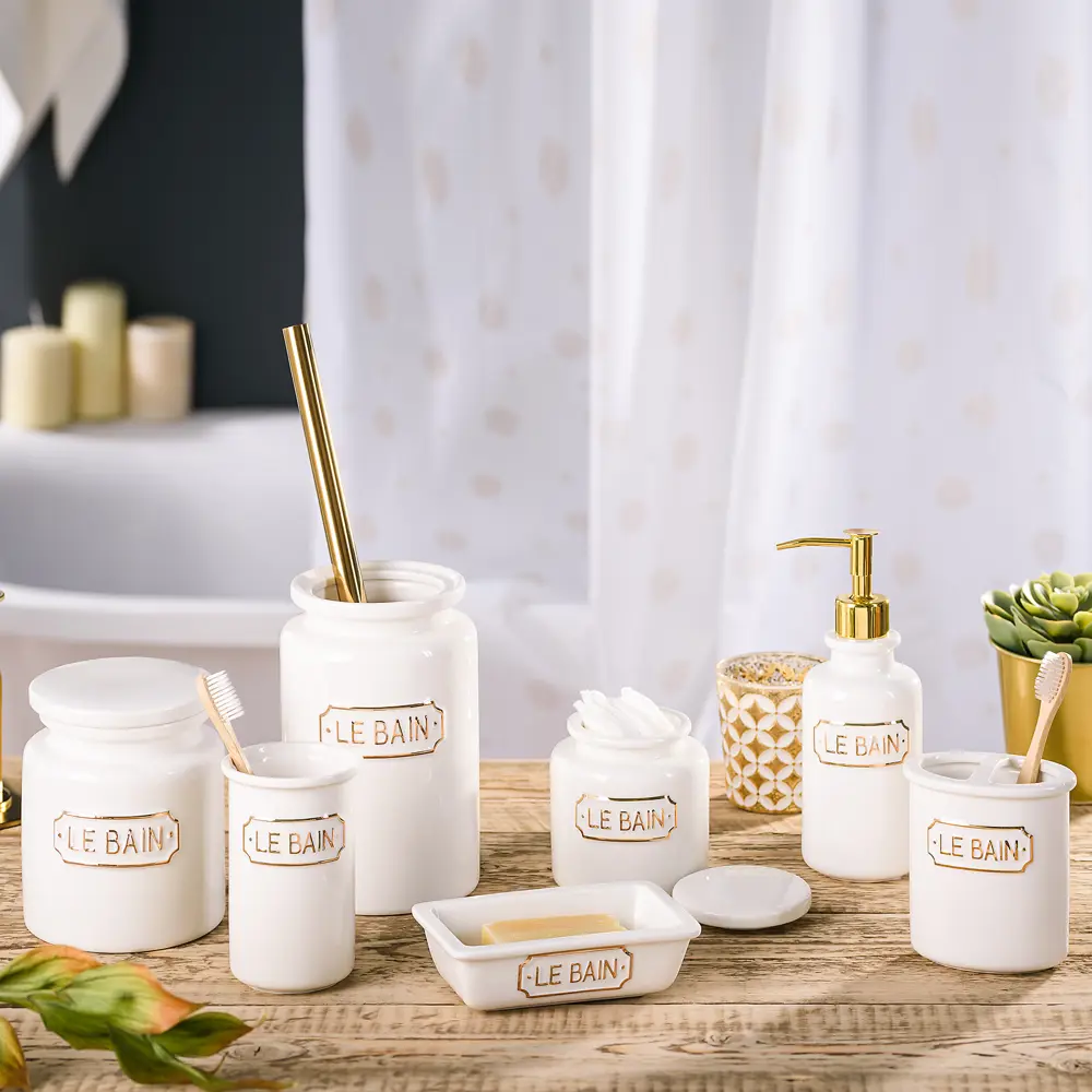 Мыльница Wess Le Bain Blanc керамика цвет белый 82260758 STLM-2137612 - Вид №6