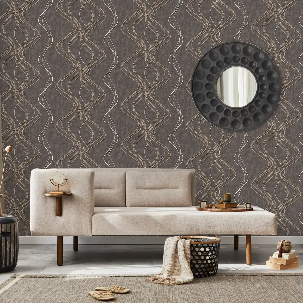 Обои флизелиновые Ateliero Drive коричневые 1.06 м AT283097 STLM-2049434 - Вид №2