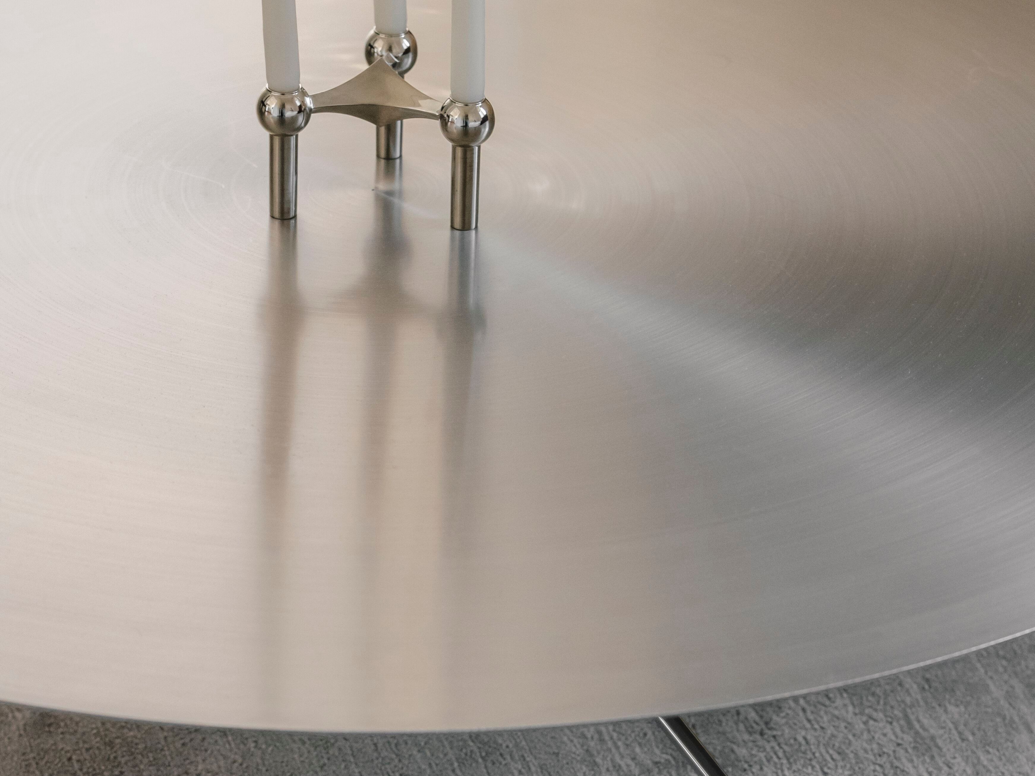 Круглый стальной журнальный столик DIZA OX THE TABLE II ARCH-00095386 - Вид №2