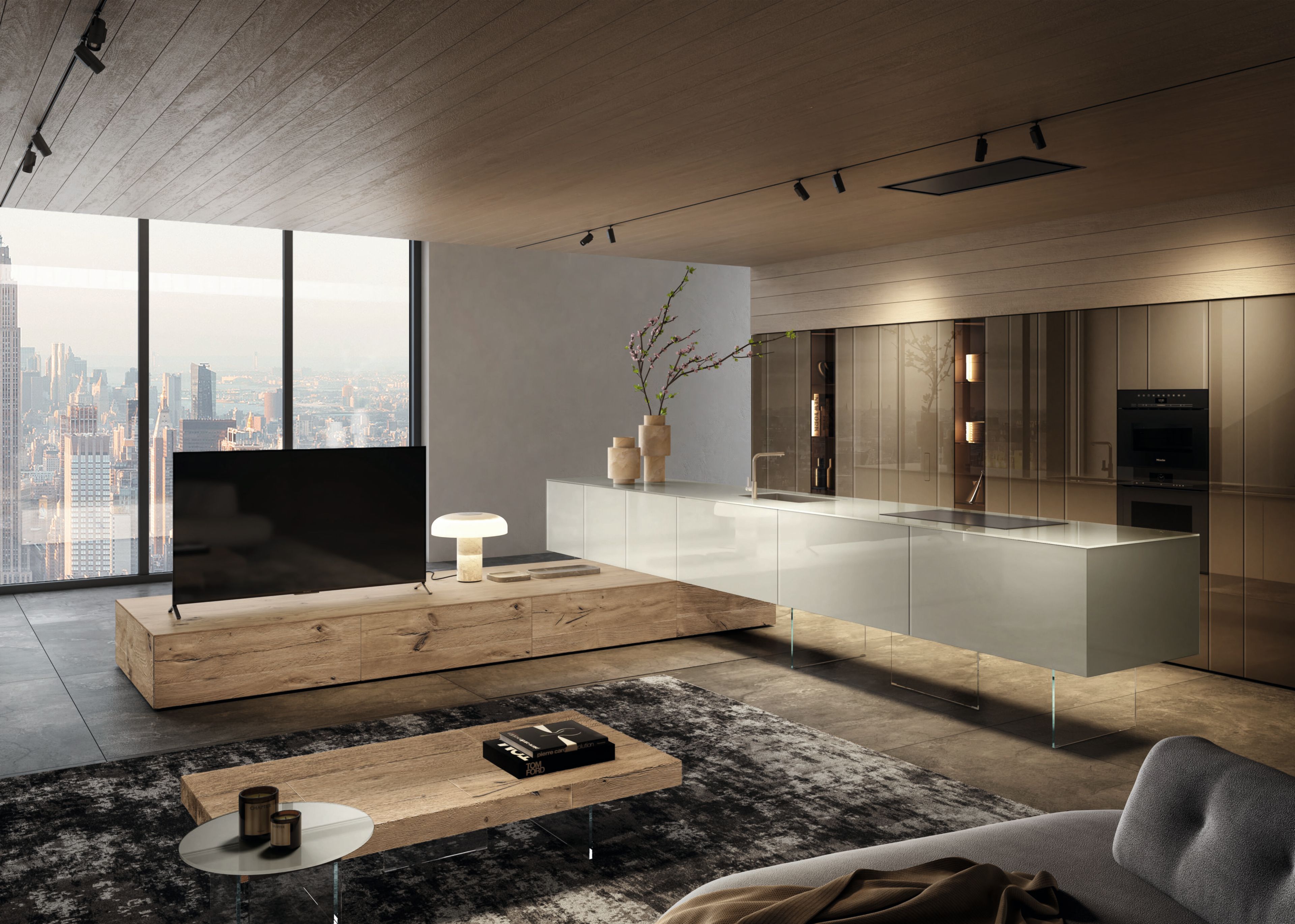 Кухня с островом Lago 36e8 CUT KITCHEN 2823 ARCH-00072733 - Вид №1