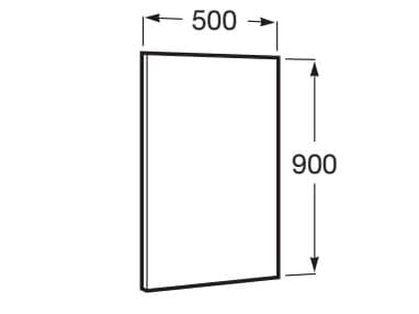 Прямоугольное зеркало для ванной комнаты Roca ARCH-00055915 - Вид №30