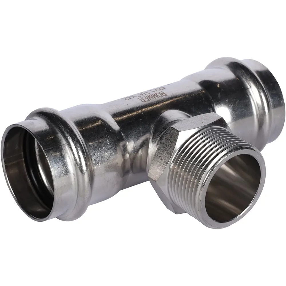 Тройник переходной Rommer 1 1/4"x42 мм ВПр-НР нержавеющая сталь STLM-2163569