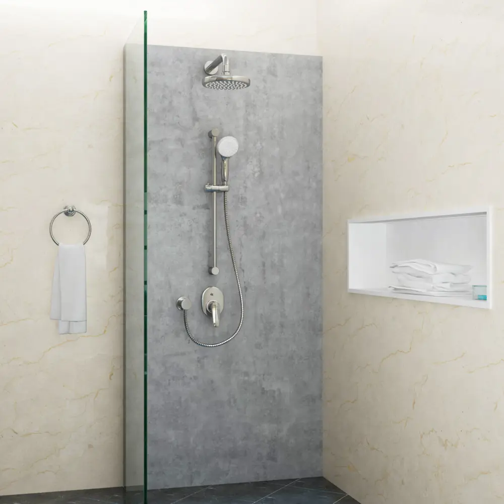 Набор душевой Grohe Bau Flow для скрытого монтажа с верхним и ручным душем STLM-2203288 - Вид №9