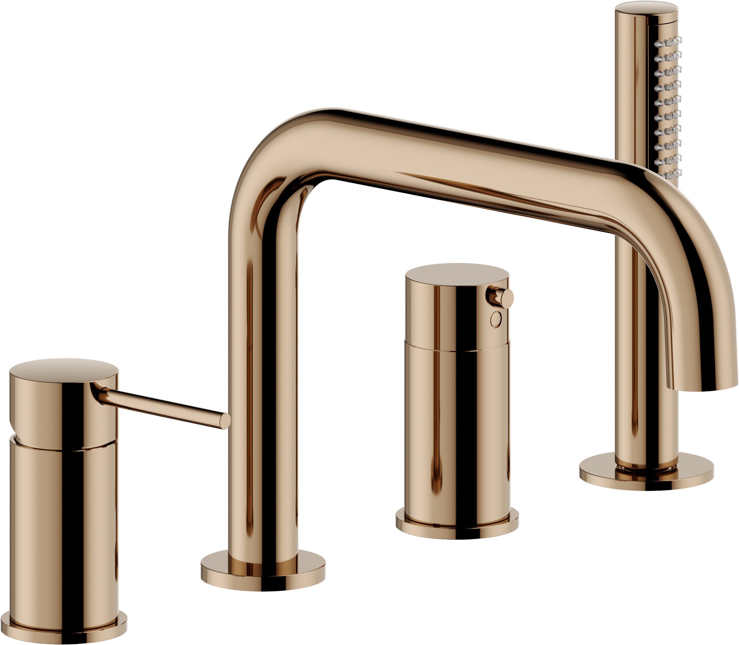 Однорычажный смеситель для ванны с ручным душем Nobili Velis ARCH-00094582 - Вид №8