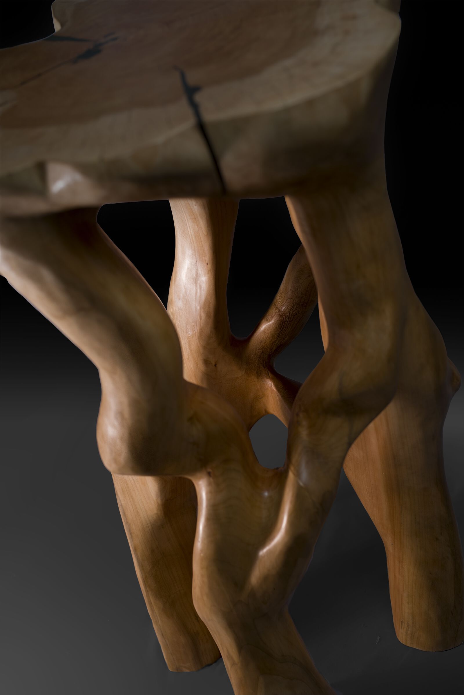 Высокий деревянный журнальный столик Logniture Перун ARCH-00049067 - Вид №6