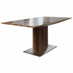 Обеденный стол раздвижной коричневый 160-200 см Halcyon ESF FASHION 044018 Коричневый