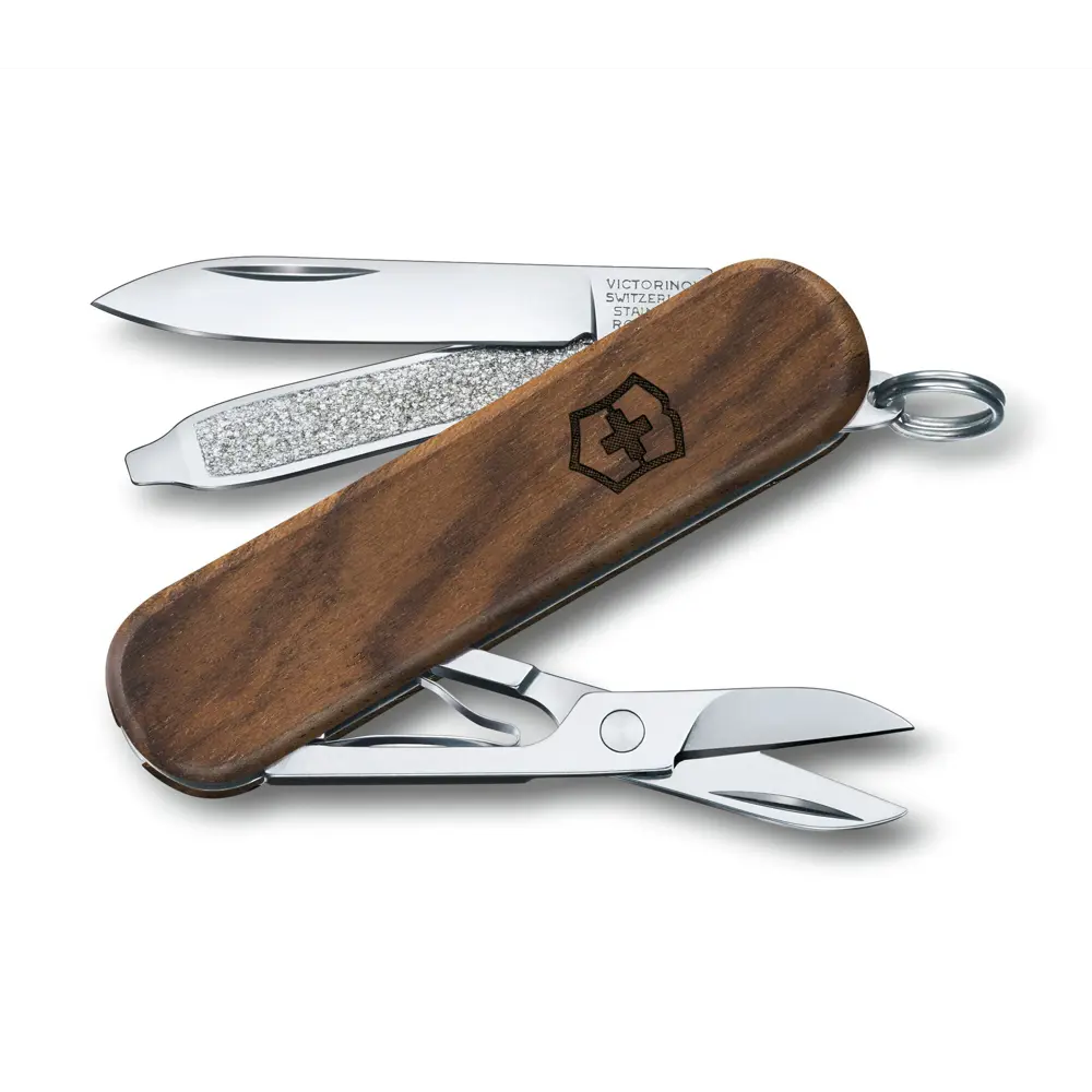 Нож-брелок Victorinox Classic SD 0.6221.63 деревянный корпус 58 мм