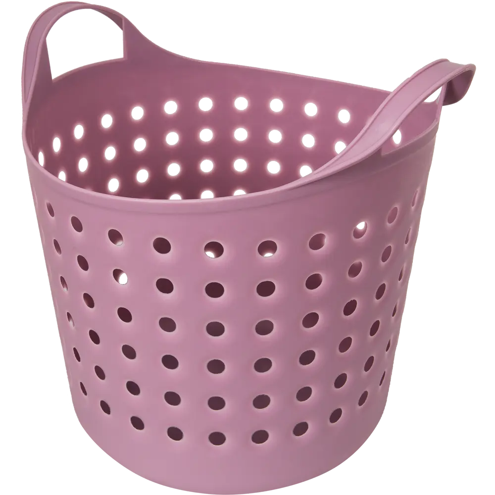 Корзинка Soft 20.61×22.21×17.4 см 4.1 л пластик цвет сиреневый BEROSSI STLM-2089853 - Вид №4