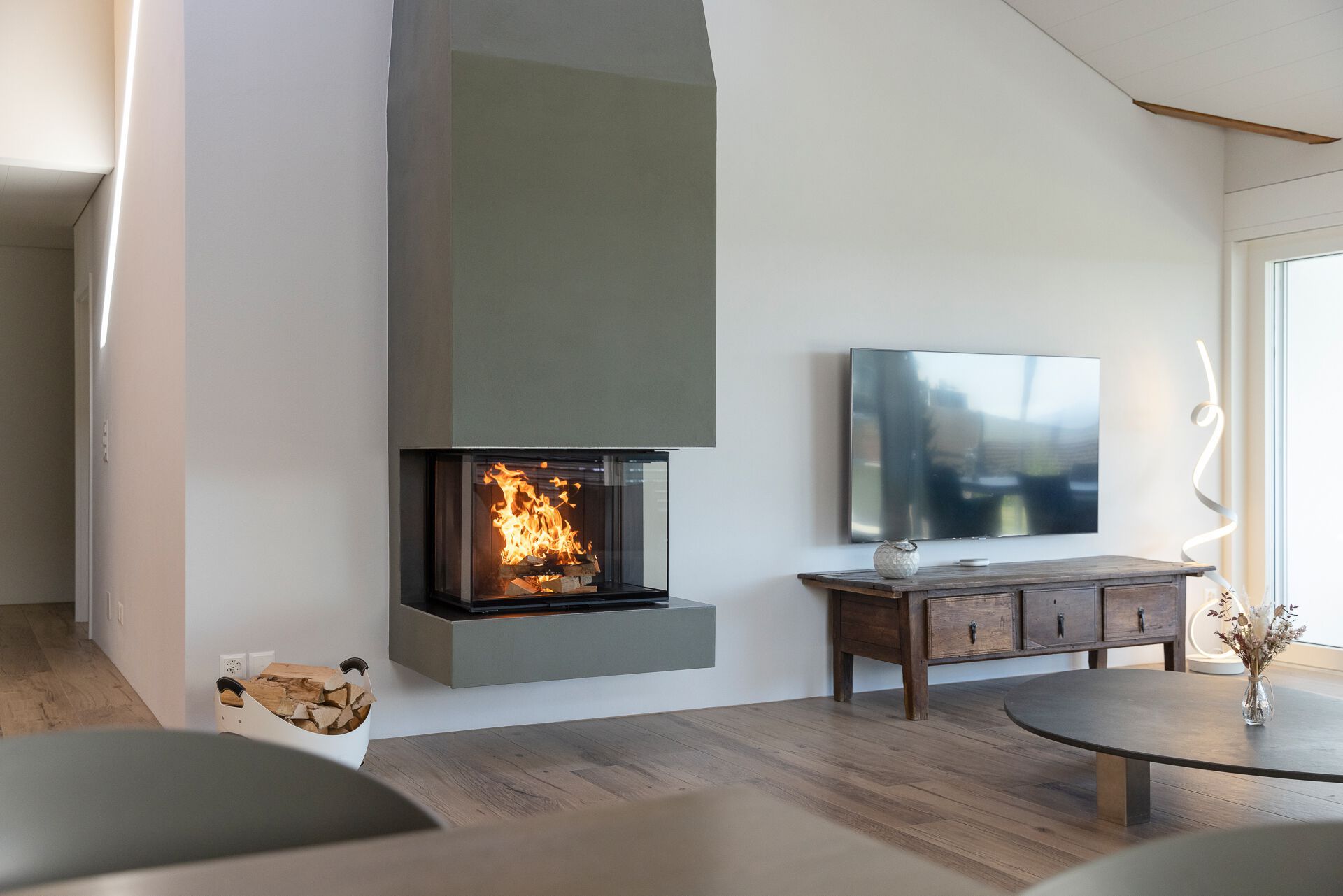 Стальной дровяной камин с тройным фасадом RÜEGG RIII ARCH-00053202 - Вид №2