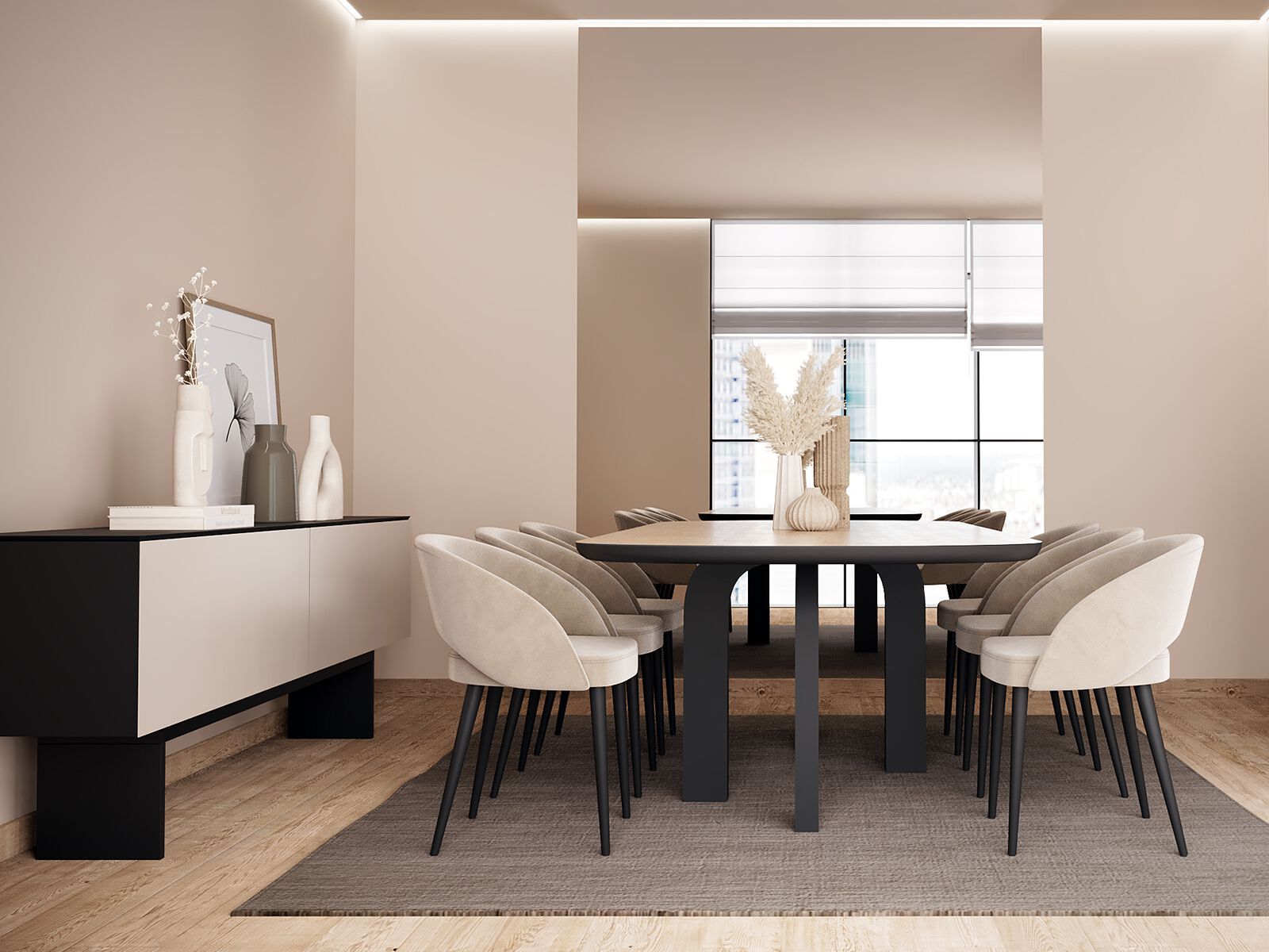 Деревянный шкаф с распашными дверями ANA ROQUE INTERIORS ARCH-00075412 - Вид №2