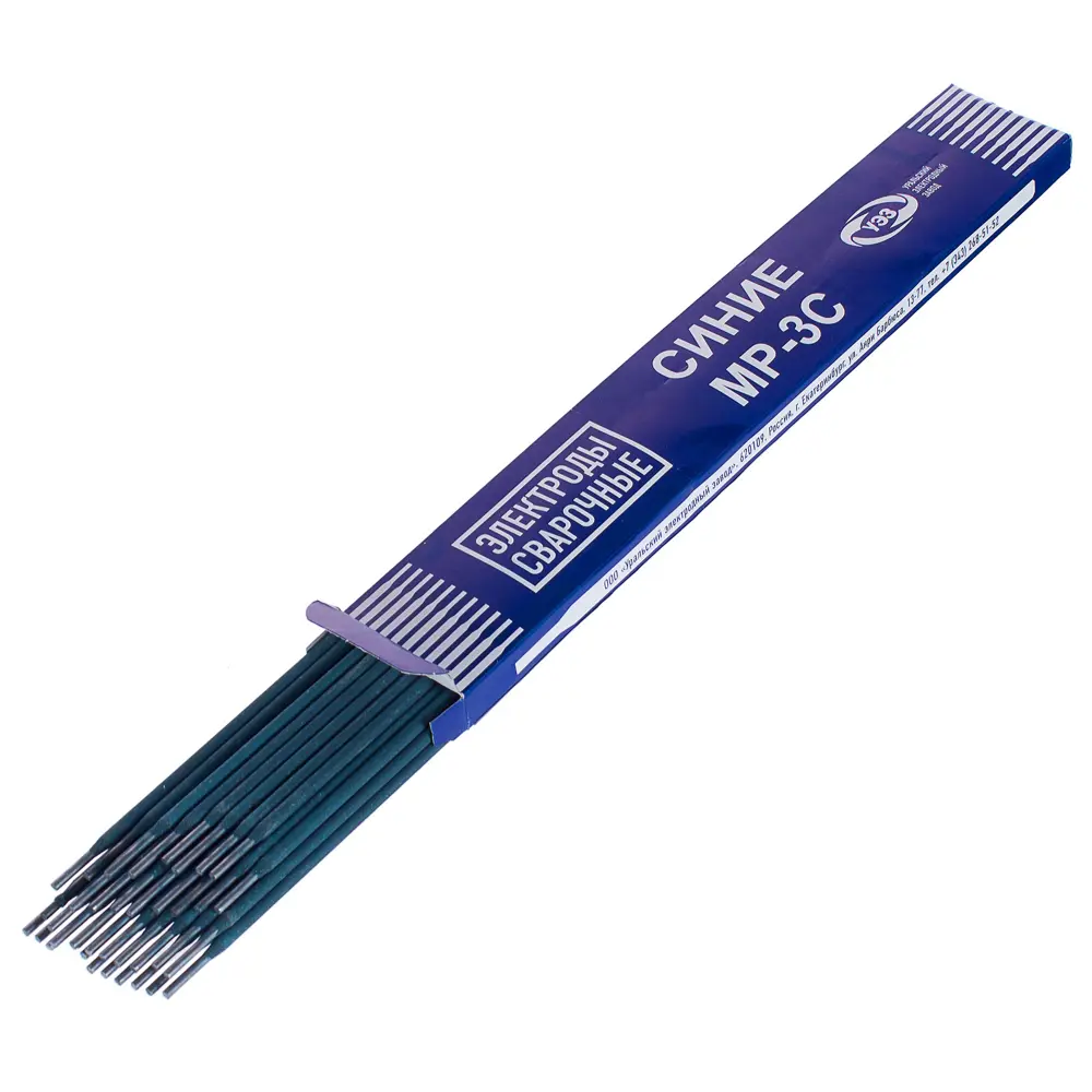 Электроды сталь МР-3С 3 мм, 1 кг цвет синий Santreyd STLM-2103909 - Вид №1