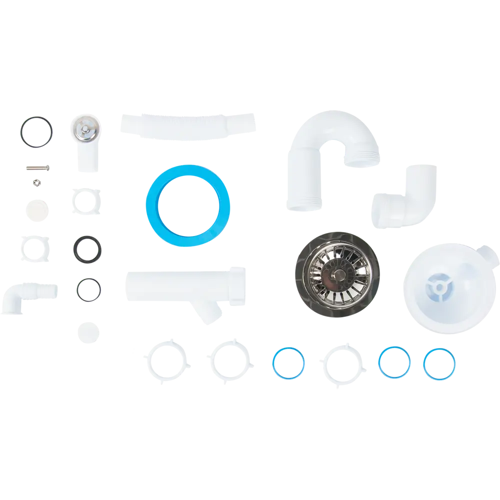 Кухонная мойка DELINIA круглая кварцевая 51×51 см цвет жасмин 82502615 STLM-0028827 - Вид №6