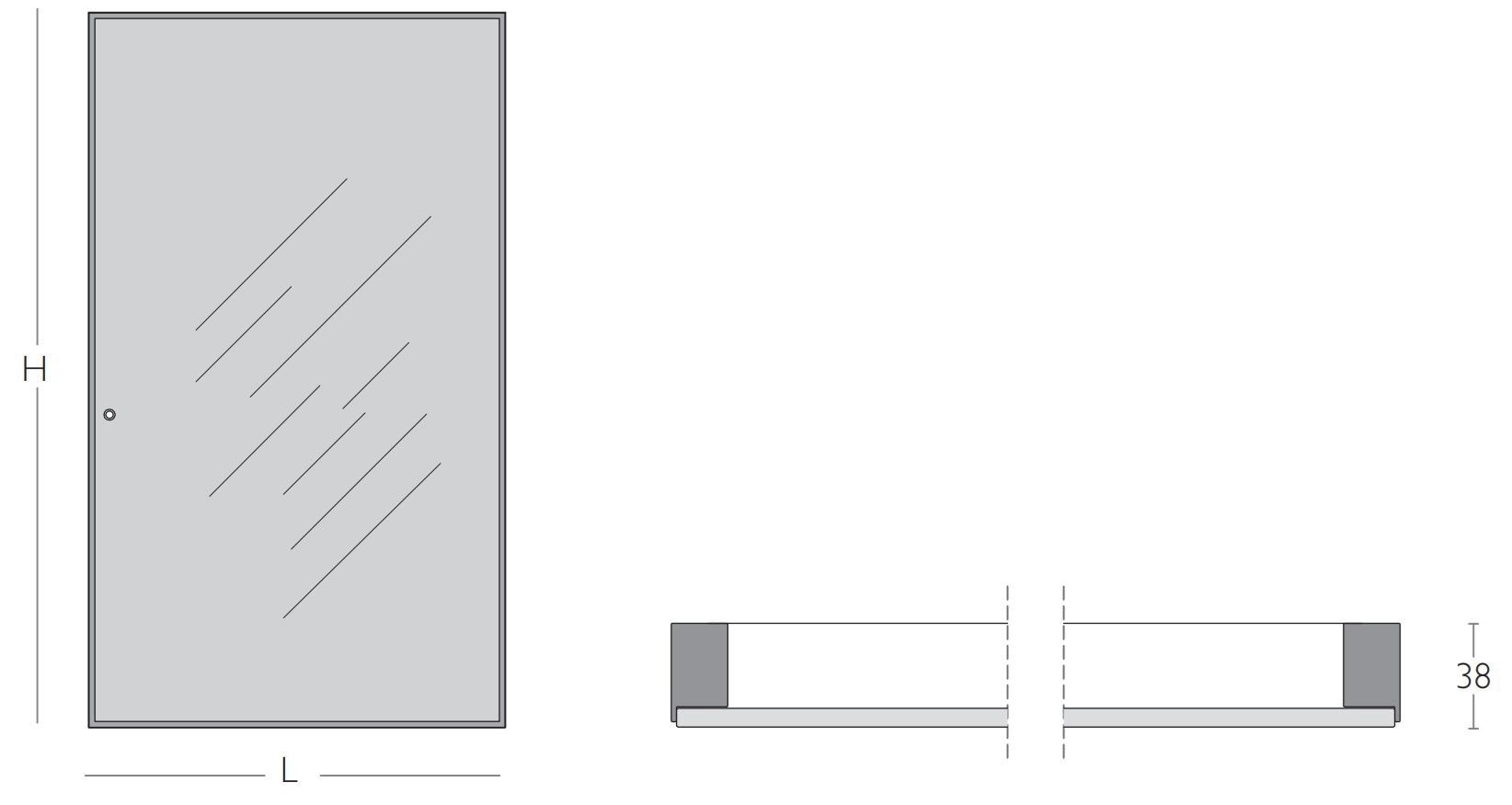 Стеклянная дверь Glas Italia Аладин ARCH-00124706 - Вид №3