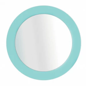 Зеркало круглое голубое Sheer Tiffany BONESSI ДИЗАЙНЕРСКИЕ 117254 Бирюзовый