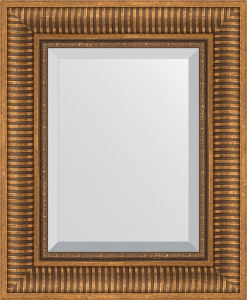BY 3362 Зеркало с фацетом в багетной раме - бронзовый акведук 93 mm EVOFORM Exclusive