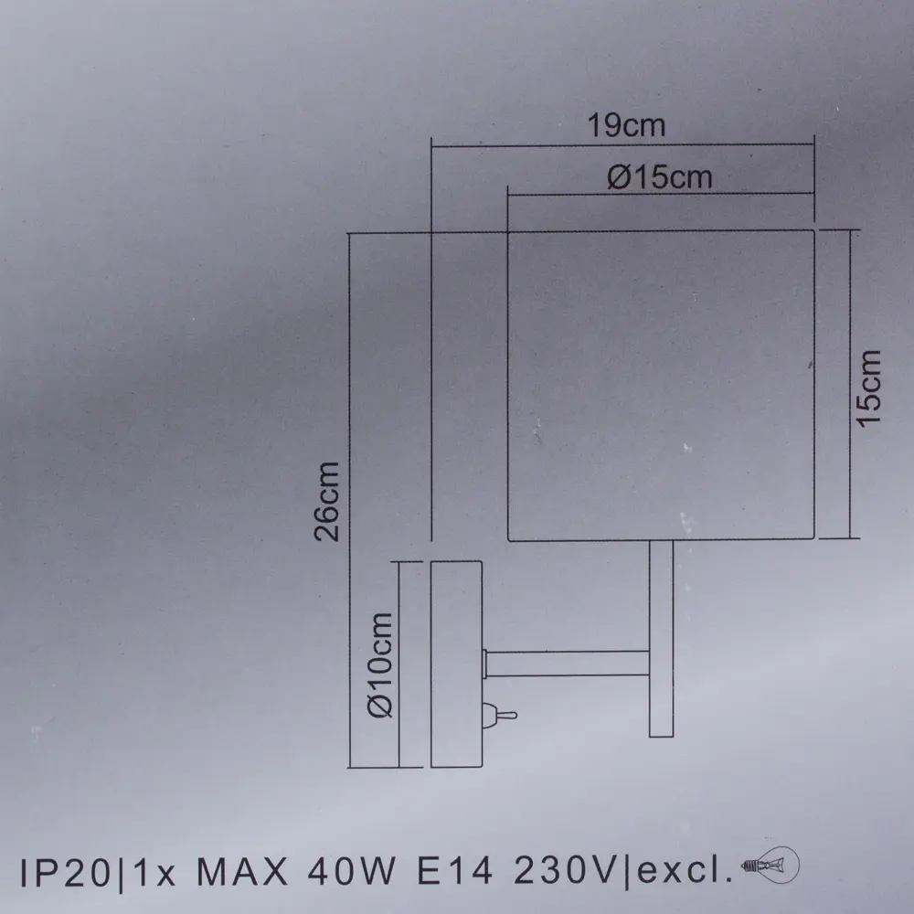 Бра Globo Amy, цвет матовый никель/золото STLM-2121065 - Вид №7