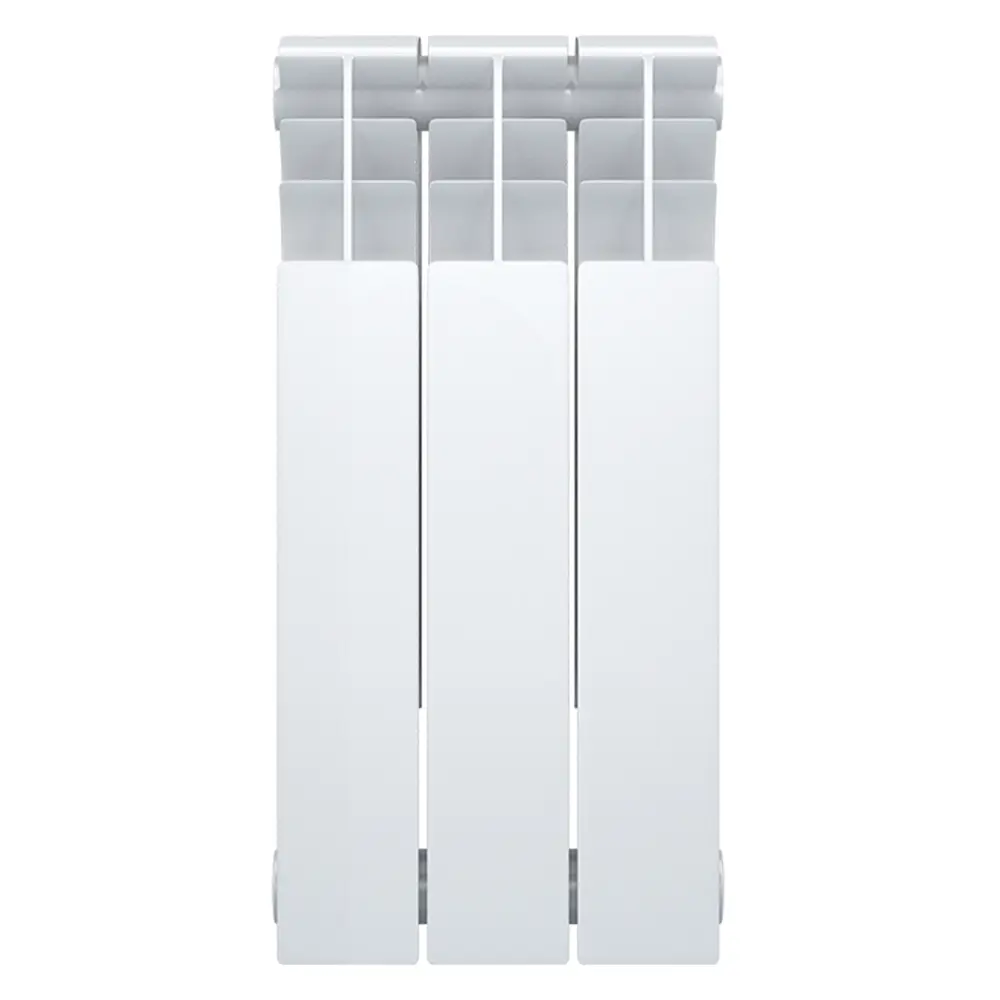 Радиатор секционный Oasis Bimetal 500/80 3 секции боковое подключение биметалл белый STLM-2150408