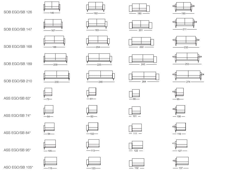 Угловой диван из ткани Rolf Benz Rolf Benz 011 EGO ARCH-00030916 - Вид №5