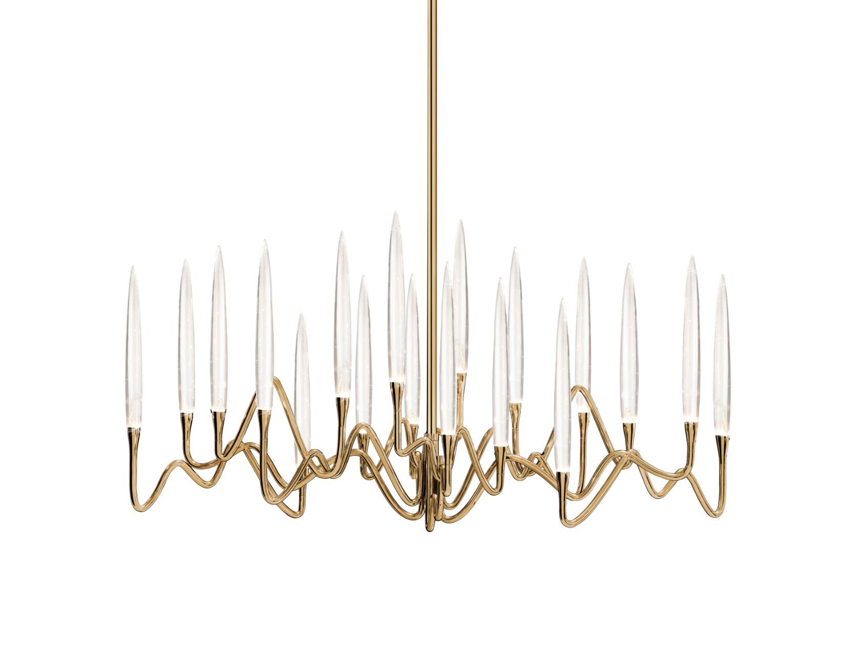 Латунный светодиодный подвесной светильник Il Pezzo Mancante кусок 3 ARCH-00098736 - Вид №7