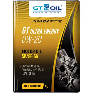 90845786 Масло Ultra Energy SAE 0W-20 API SP/GF-6A 4 л STLM-0410834 GT OIL