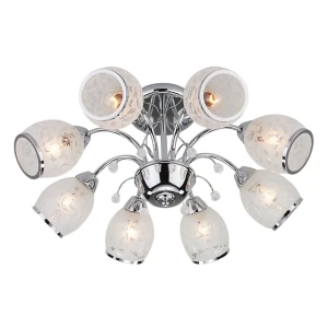 Люстра потолочная Eurosvet Валери 30026/8, 8 ламп, 38 м², цвет хром