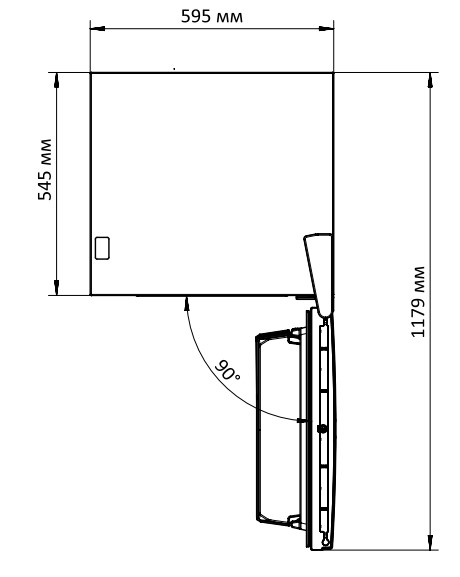 9263058 Холодильник с морозильником   DEXP B4-34AMA серебристый STDN-0122292 - Вид №13