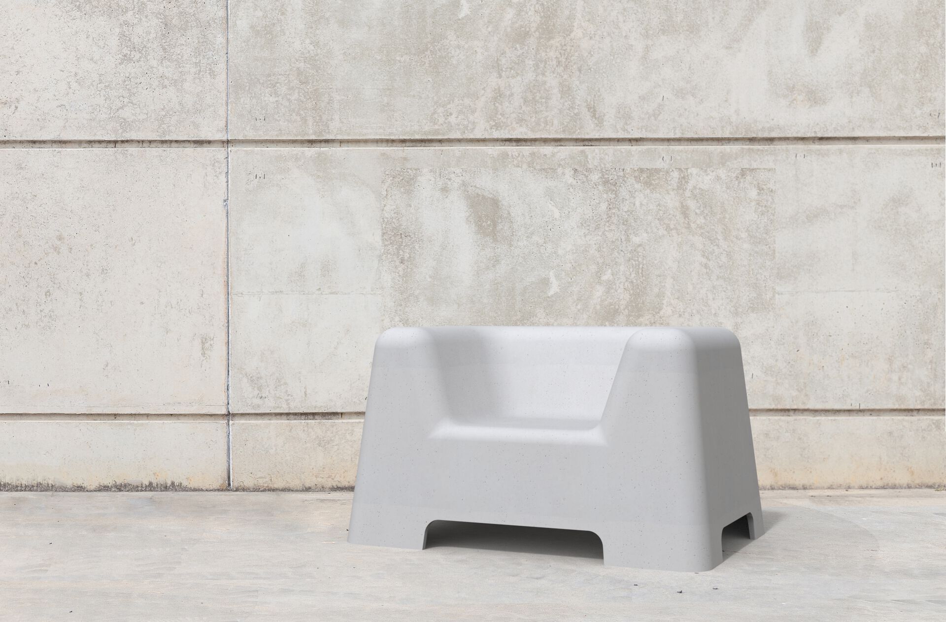 Наружное сиденье из армированного волокном бетона SIT уличный диван ARCH-00022508 - Вид №1