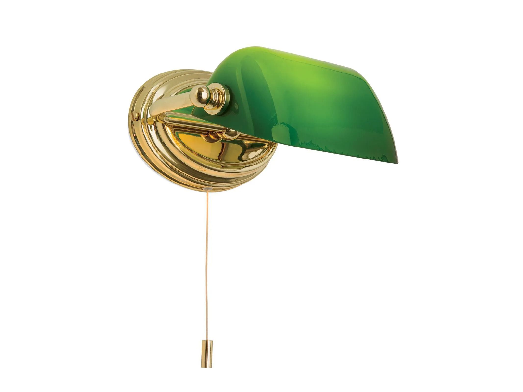 Регулируемая лампа для чтения из латуни и стекла Orion Harvard ARCH-00125513