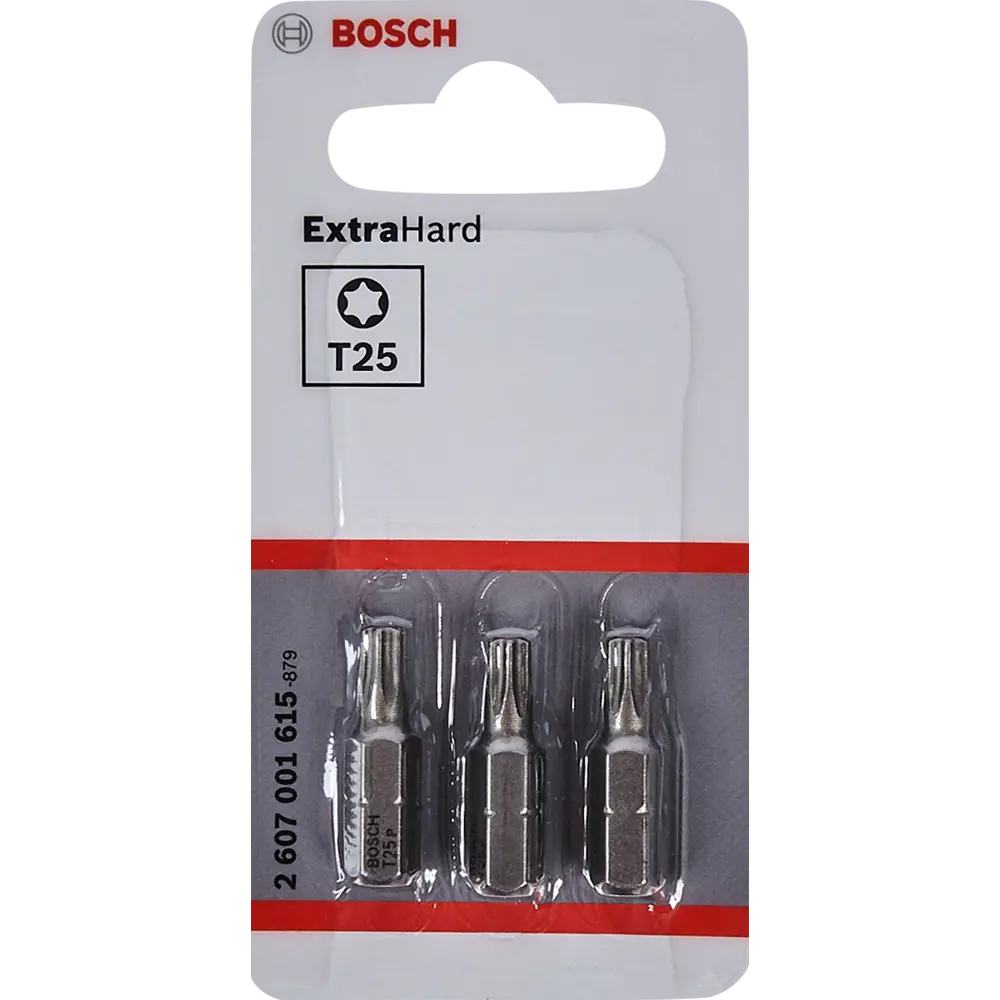 Бита Bosch Extra Hard 2607001615 T25x25 мм, 3 шт BOSCH PROFESSIONAL STLM-2032301 - Вид №1