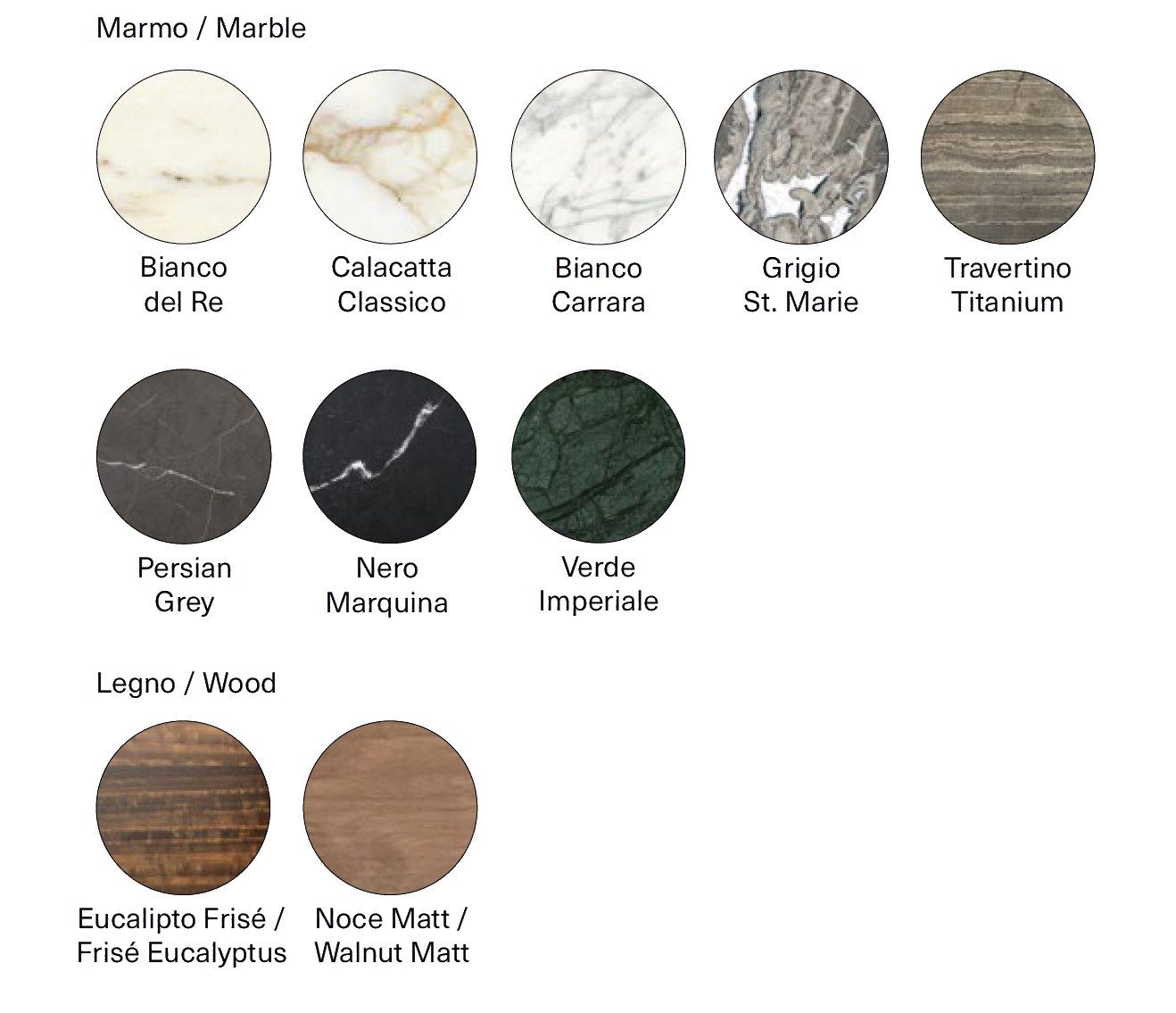 Мраморная и деревянная круглая отдельно стоящая раковина Kreoo Hug ARCH-00048874 - Вид №5