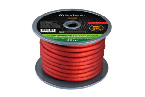 15789254 Автомобильный силовой кабель 2 GA ~33 mm2 OFC, красный, длина 20м BW7426-20 SOFT Belsis