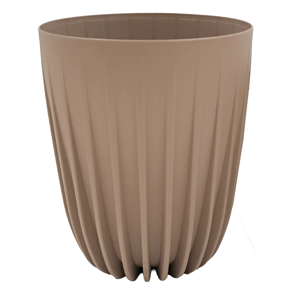 Кашпо Evergreen Design Сигма 17x17x20.5 см v3.3 л пластик фраппе STLM-2129254