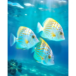 Картина на холсте Рыбы 40x50 см 89345476 STLM-2012543