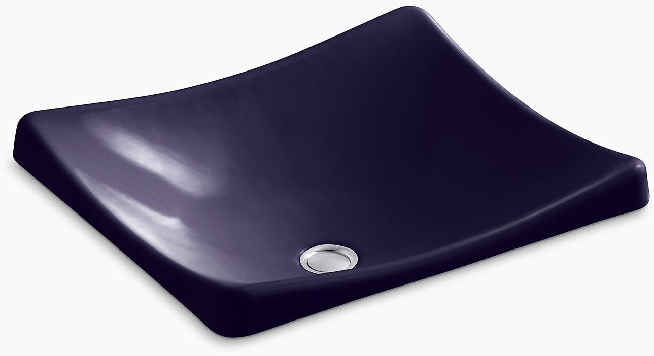 K-2833-DGB Накладная раковина на столешницу  прямоугольная Kohler 