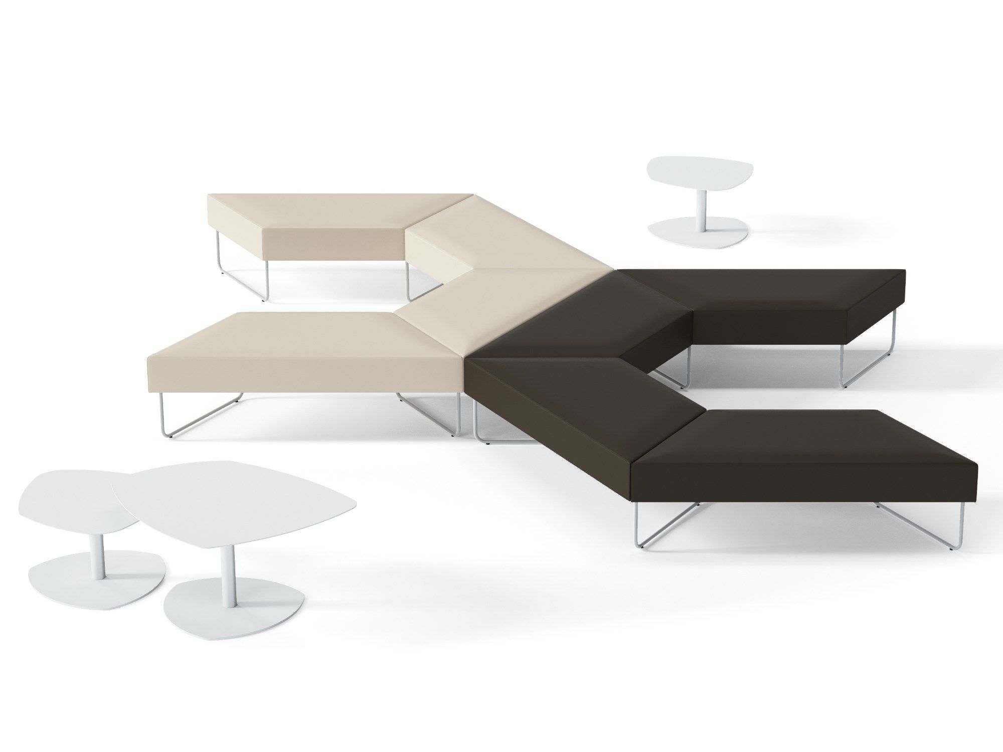 Модульная скамья без спинки SITLOSOPHY® формат ARCH-00017233