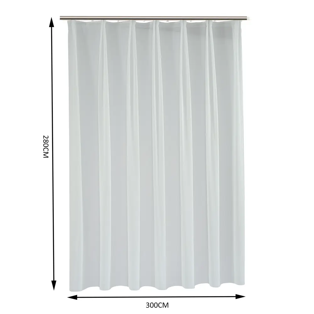 Тюль на ленте Inspire Upole 300x280 см цвет белый 83561913 STLM-2119644  - Вид №2