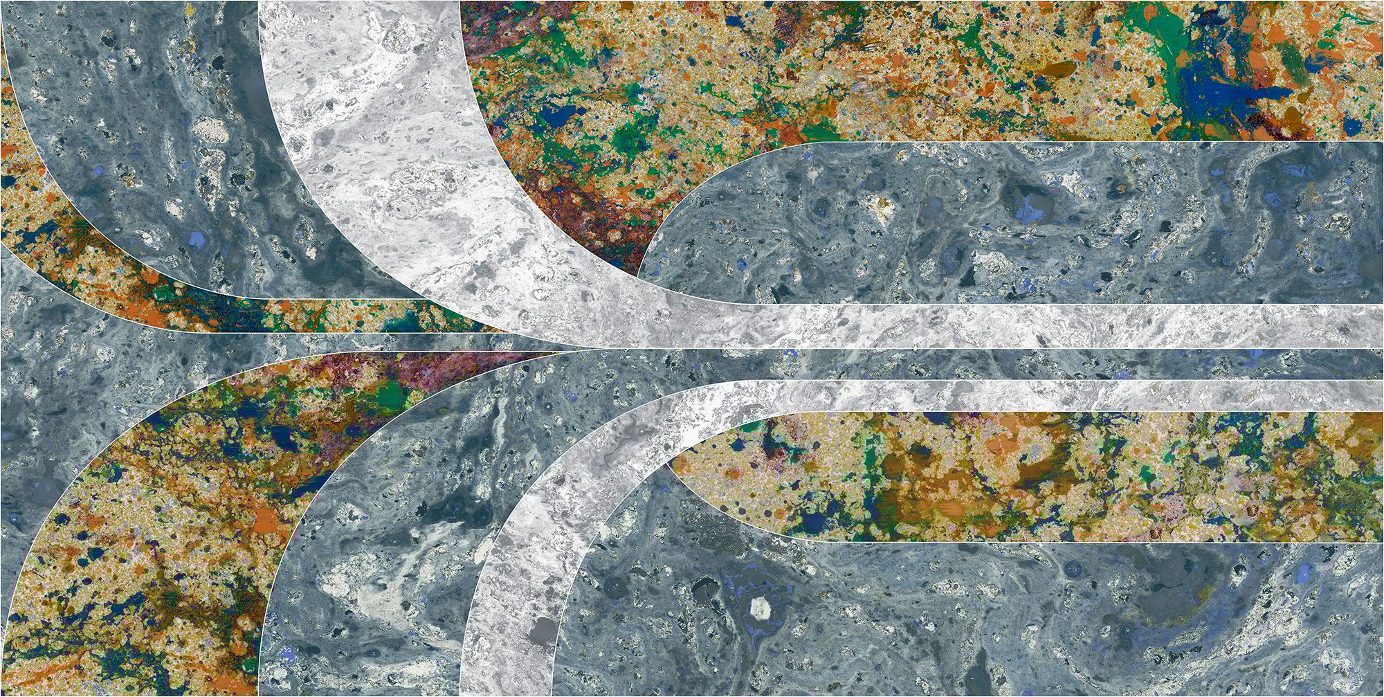 Декоративная панель из алюминия, стекла или ПММА Tecnografica индекс ARCH-00087768 - Вид №1