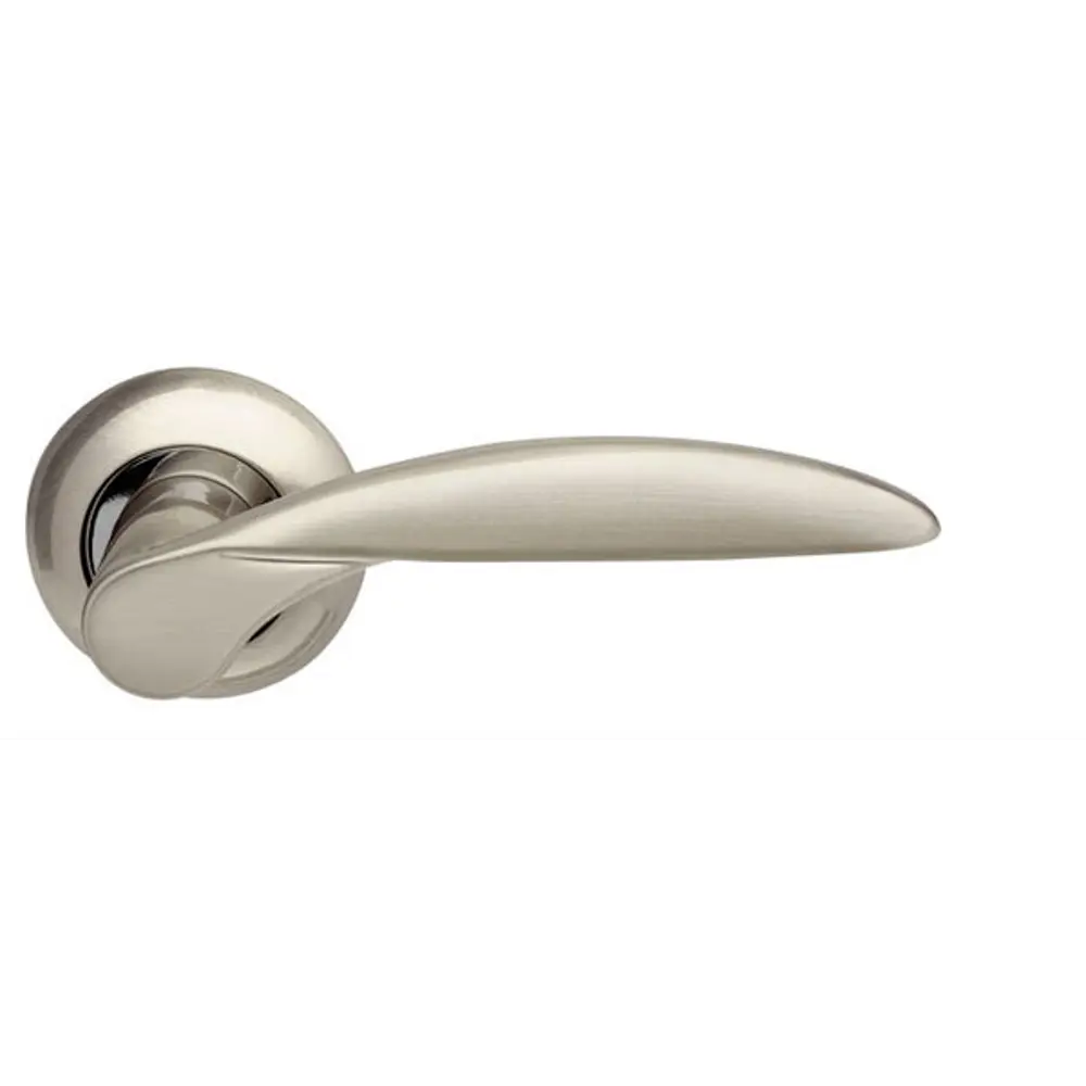 Дверные ручки Fuaro Viola без запирания цвет матовый никель/хром STLM-2048946