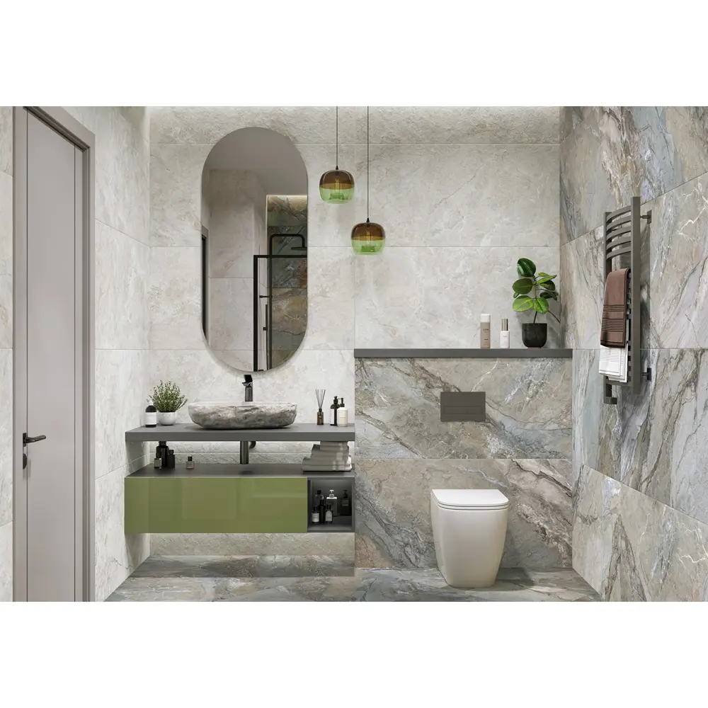 Глазурованный керамогранит Alma Ceramica Azimuth 74 60x120 см 1.44 м² матовый цвет бежевый STLM-2014507