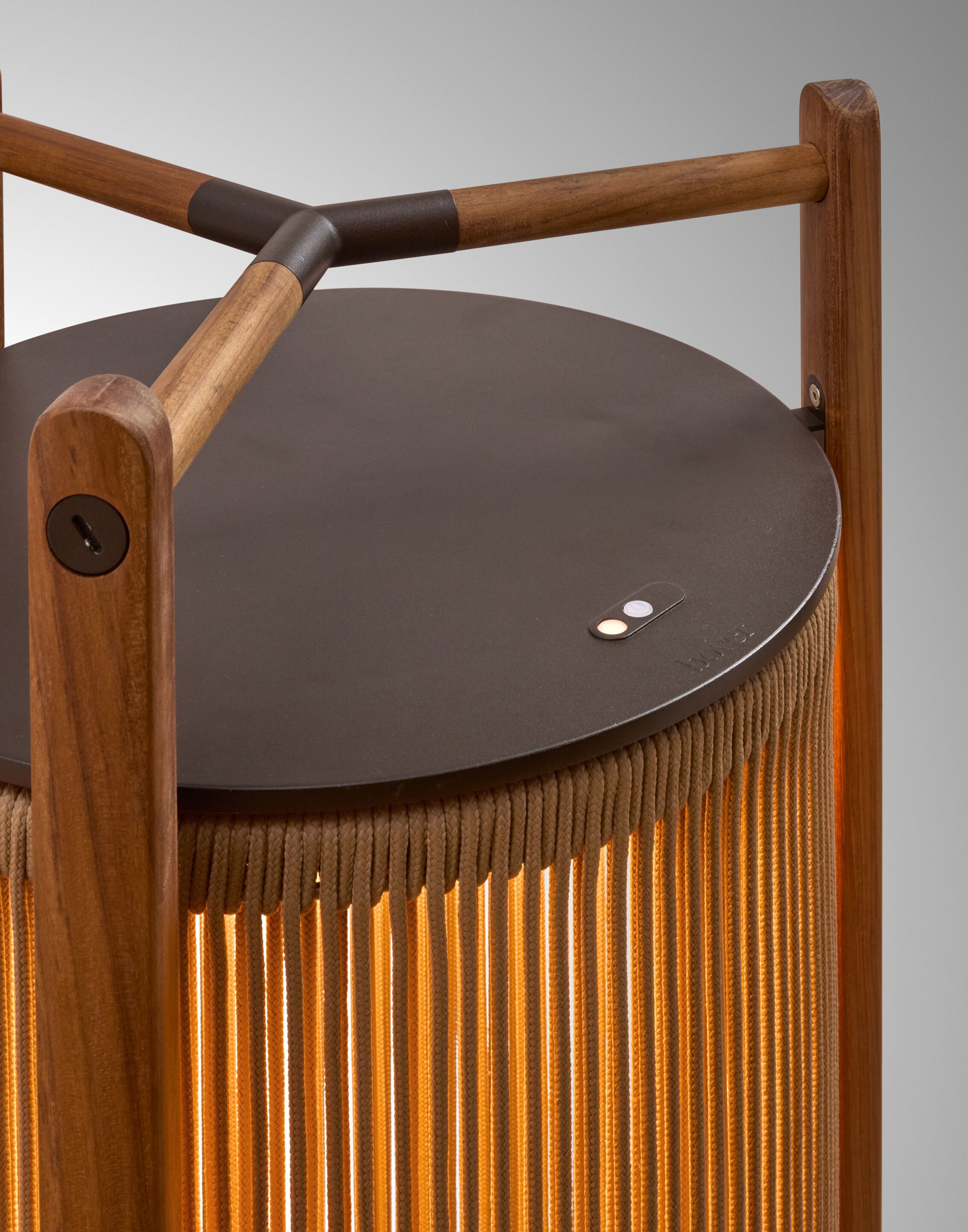 Торшер из тикового дерева с батарейным питанием Bover Kando ARCH-00084519 - Вид №4