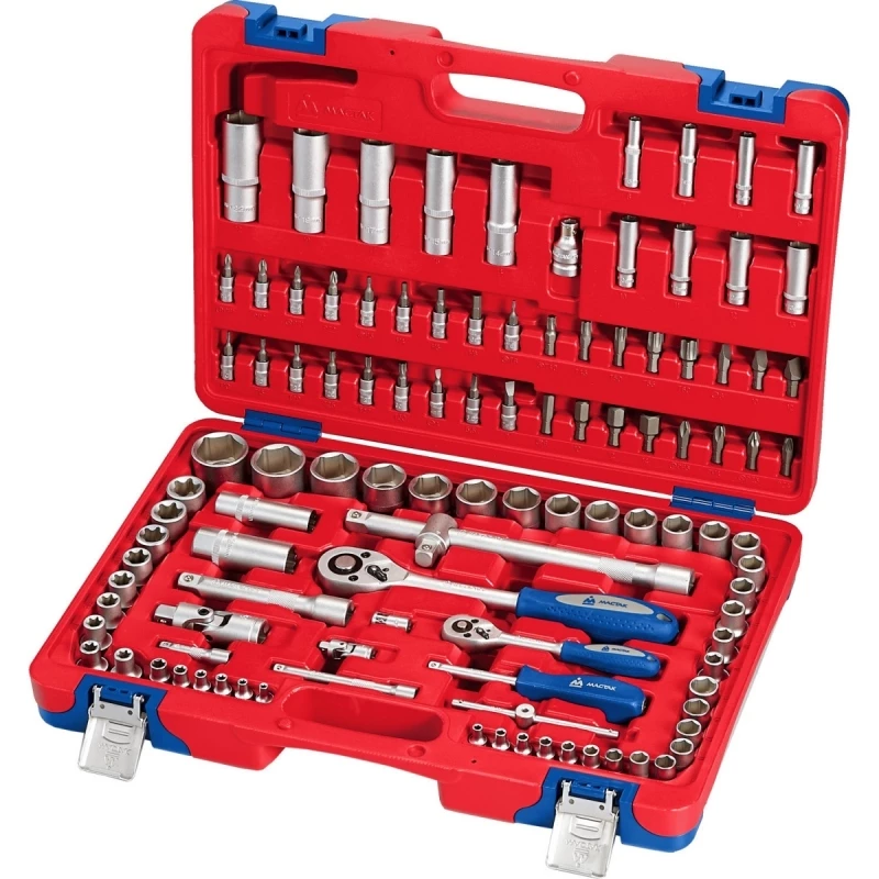 МАСТАК Набор инструментов универсальный, 108 предметов Верстакофф 01-108C