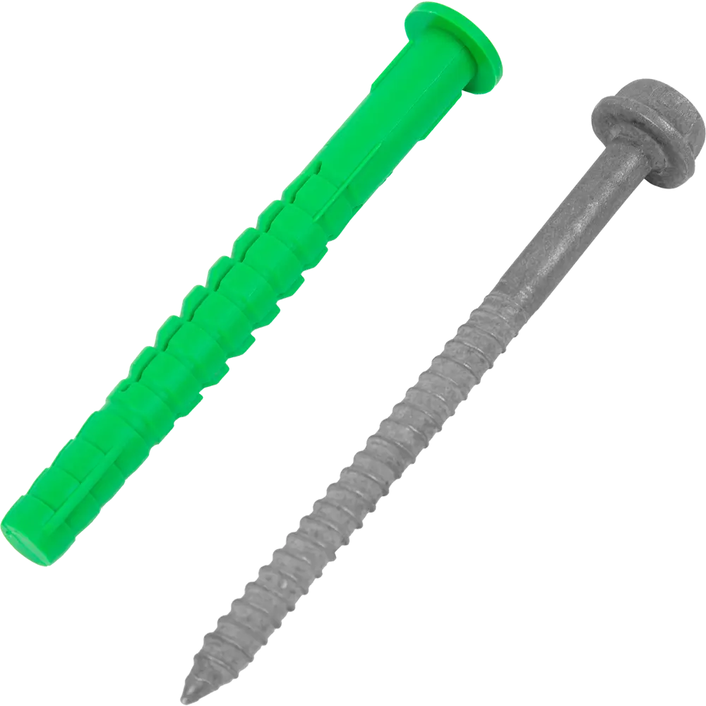 Дюбель для газобетона с шурупом Standers 10х100 мм, 2 шт STLM-2062885 - Вид №1