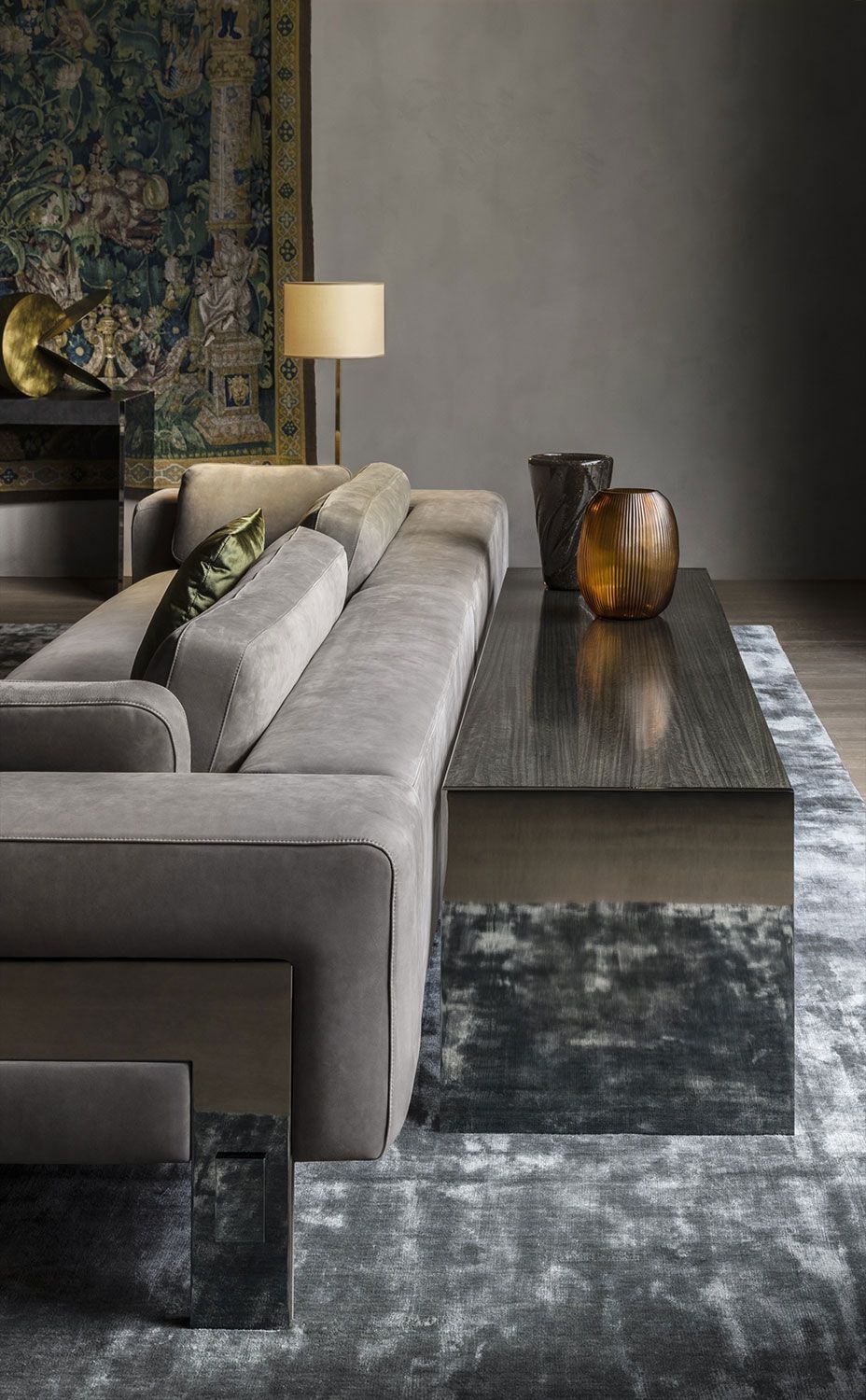 Деревянная прямоугольная низкая консоль OAK Metronome ARCH-00080305 - Вид №5