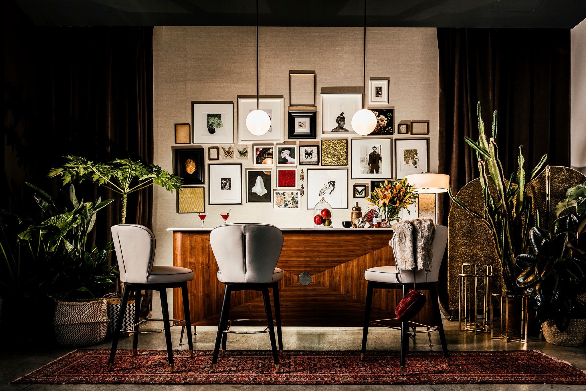 Высокий кожаный поворотный стул BLACK TIE Оливия ARCH-00054150 - Вид №1