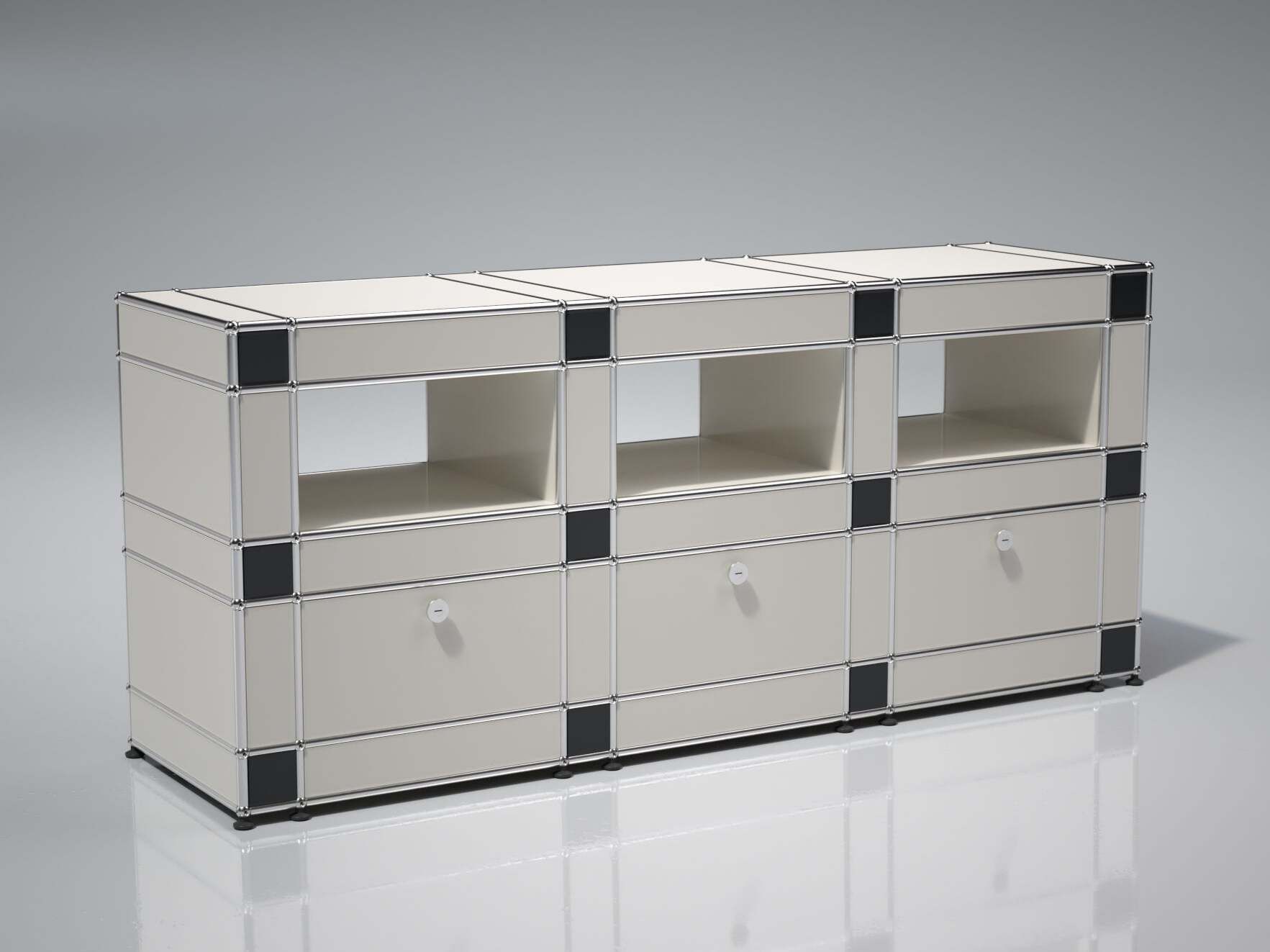 Стальная решетка с откидной створкой USM TESSELLATE ARCH-00034633 - Вид №1