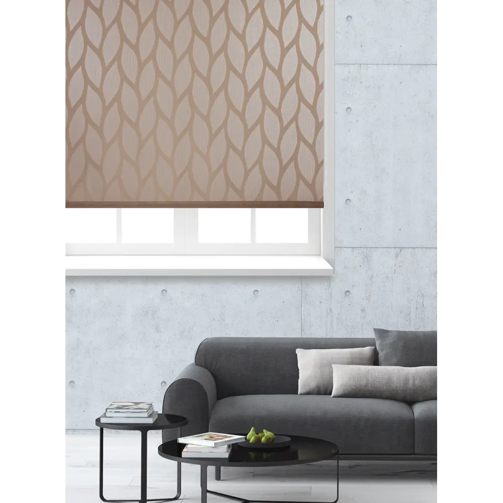 Штора рулонная Bella 160x175 см бежевая PRAKTO STLM-2198054 - Вид №5