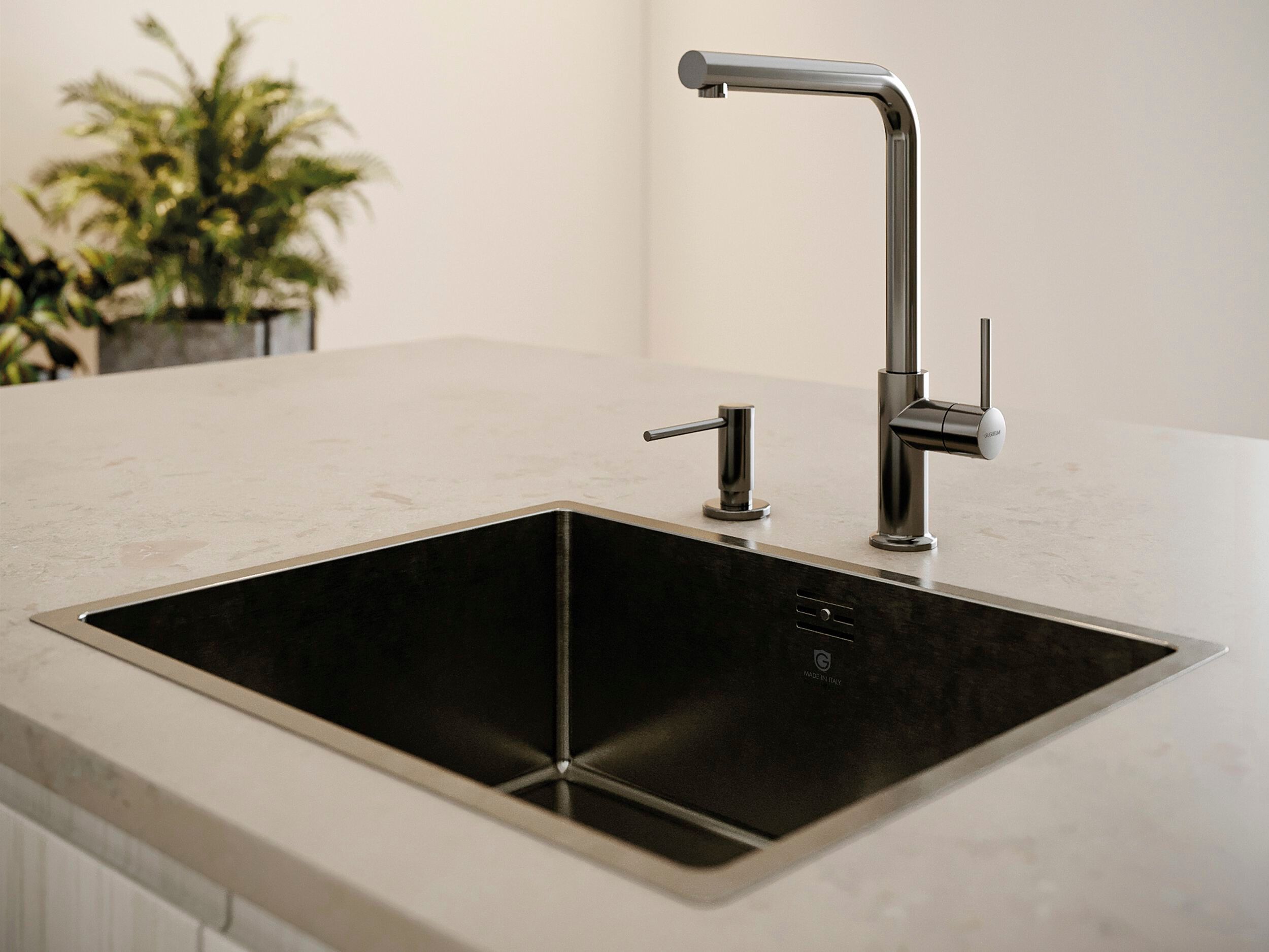 Однорычажный кухонный смеситель с поворотным изливом GUGLIELMI RUBINETTERIE Sprint ARCH-00056839 - Вид №6