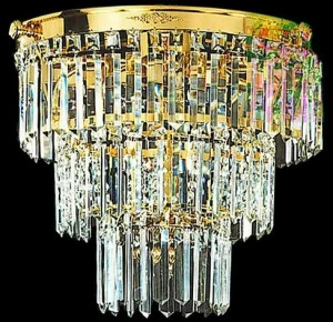 Tisserant Подвесной светильник из бронзы Cristallo di boemia