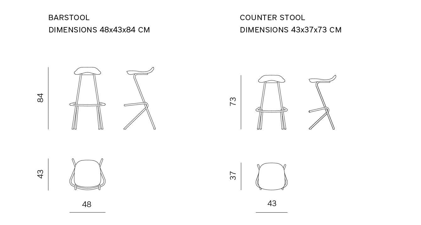 Высокий барный стул prostoria Strain ARCH-00030411 - Вид №10